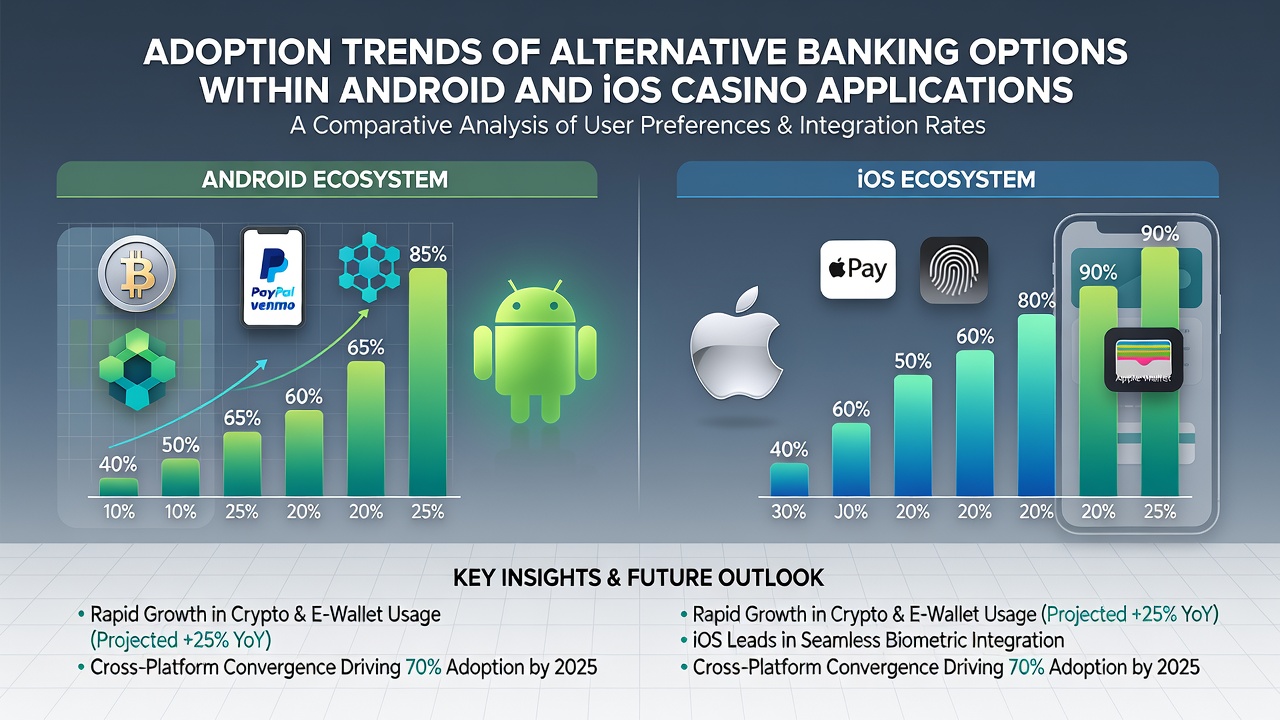 Secure payment flow diagram illustrating alternative banking integration in casino apps for Android and iOS