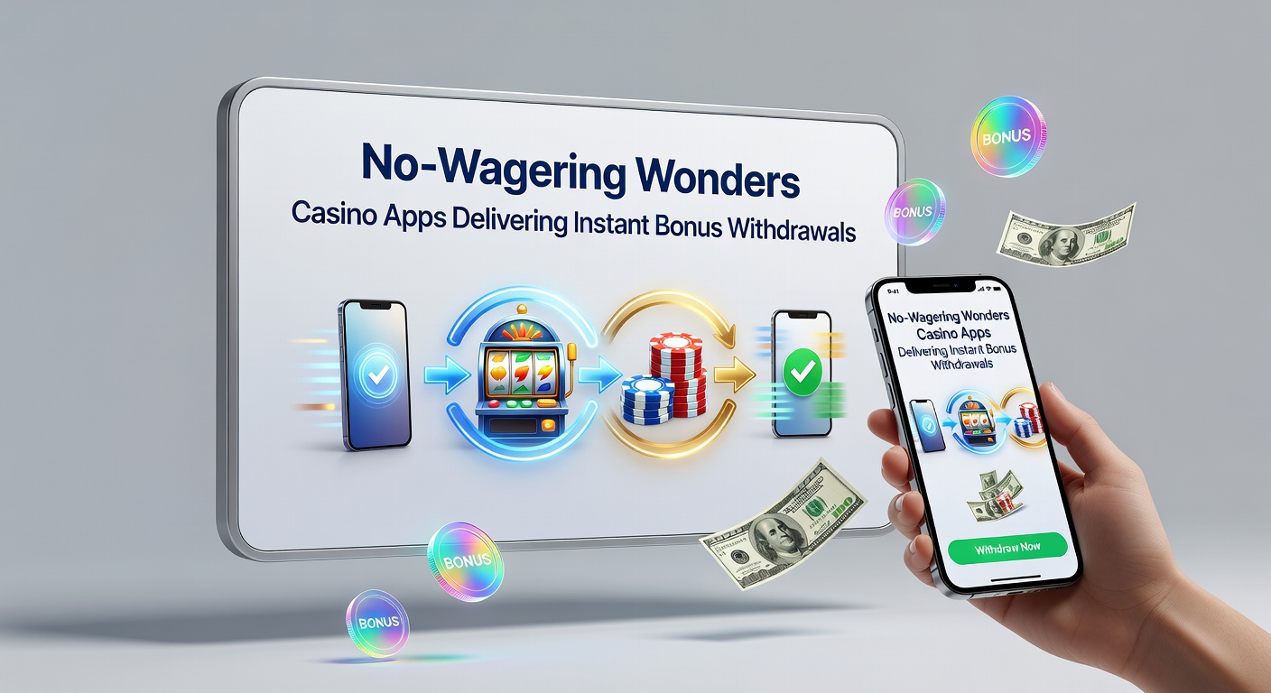 Close-up of a mobile casino app showing a successful instant withdrawal confirmation with bonus winnings credited to a bank account